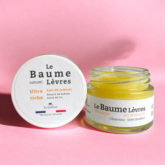 Le baume lèvres au lait de jument.