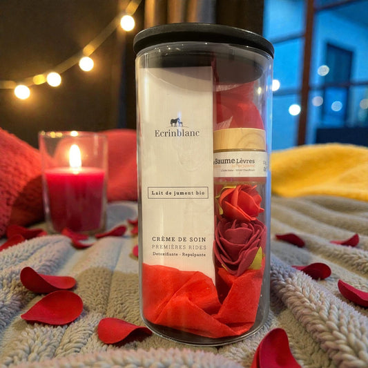 Coffret crème 1ères rides et Baume lèvre