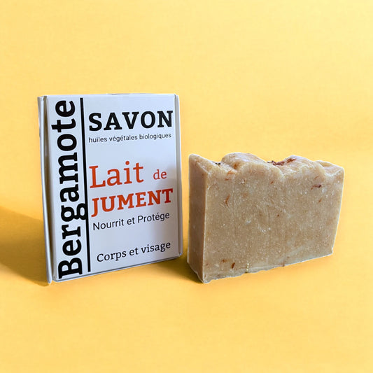 Savon bergamote au lait de jument