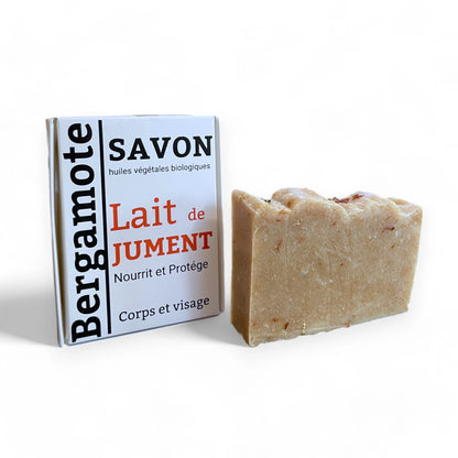 Savon bergamote au lait de jument