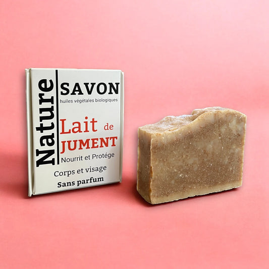 Savon nature au lait de jument