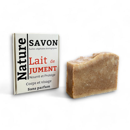 Savon nature au lait de jument