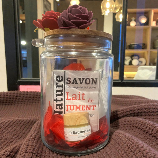 Coffret baume lèvre et savon nature